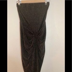 Strapless bodycon dress